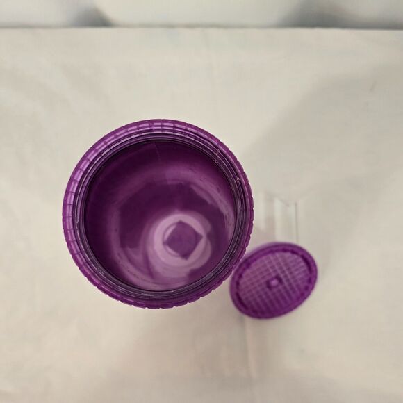 Starbucks Tumbler 24oz Cold Pink Purple Textured Grid Pattern Venti New - Picture 4 of 7